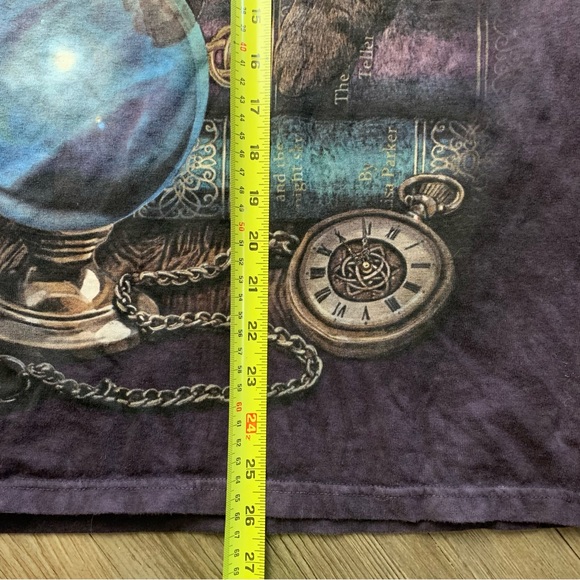 The Mountain Purple Tie Dye Cat Graphic T Shirt Zodiac Small Grunge - Picture 6 of 6